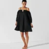 VESTIDO DE PLAYA CON HOMBROS DESCUBIERTOS DE K/SIGNATURE