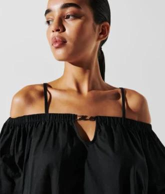 VESTIDO DE PLAYA CON HOMBROS DESCUBIERTOS DE K/SIGNATURE