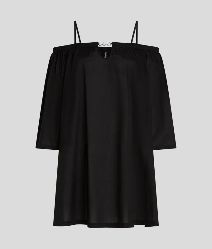 VESTIDO DE PLAYA CON HOMBROS DESCUBIERTOS DE K/SIGNATURE