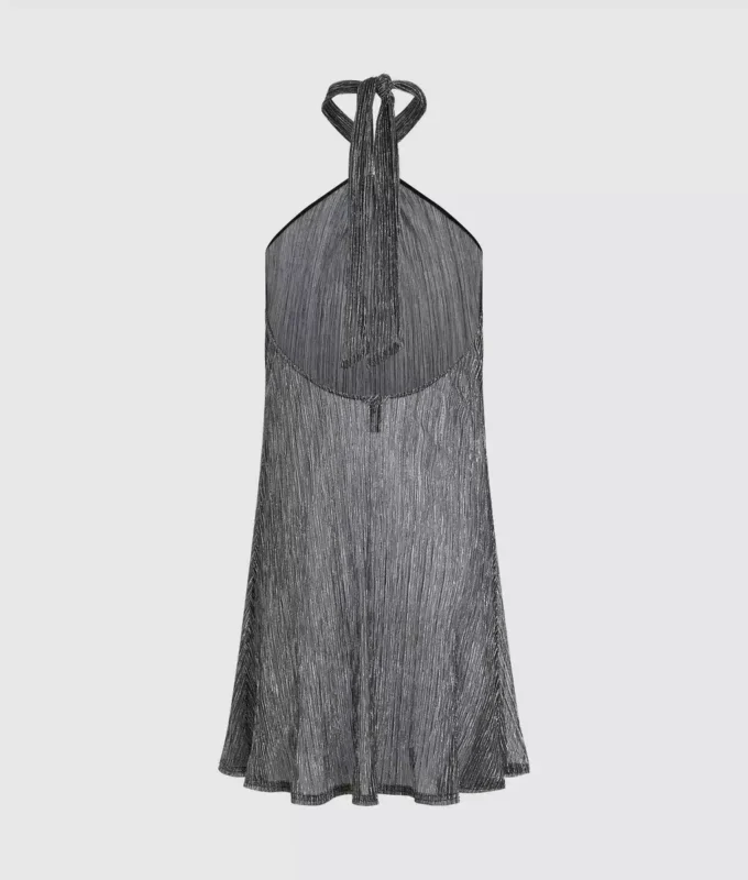 Vestido de playa metalizado