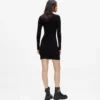 Vestido de punto con aberturas