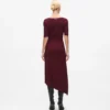 Vestido de punto con cinturón