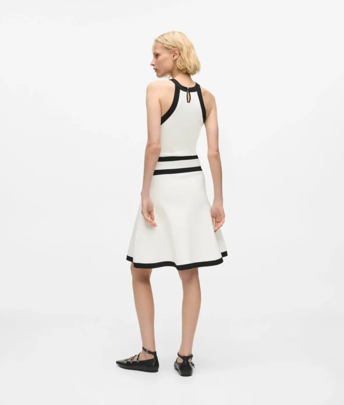 Vestido de punto con cinturón Karl DNA