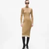 Vestido de punto con logotipo