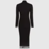 Vestido de punto con logotipo