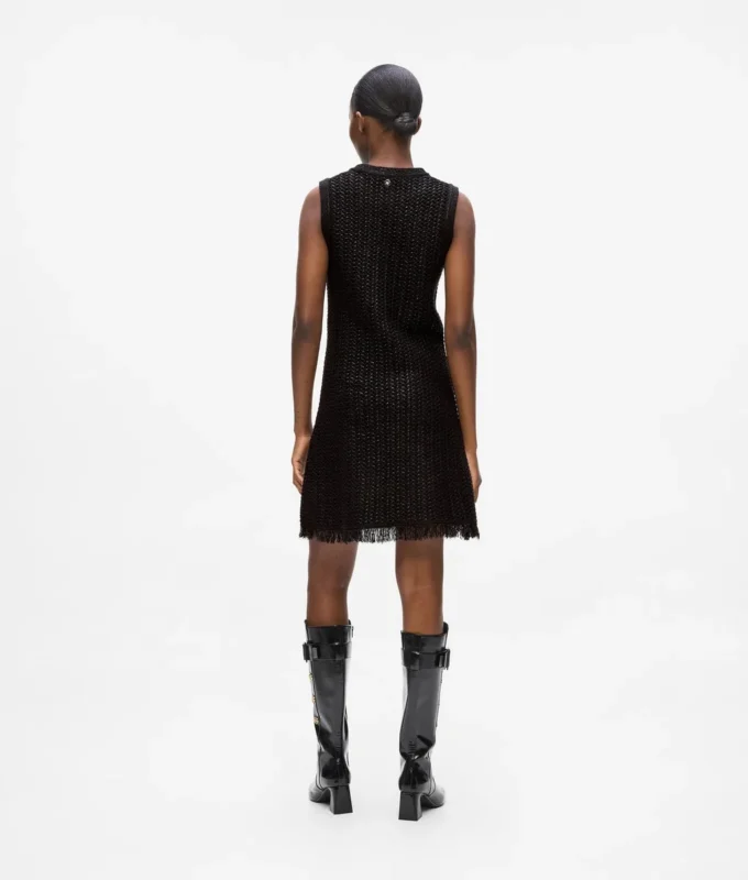 Vestido de punto con textura