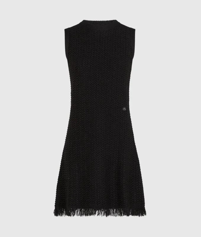 Vestido de punto con textura