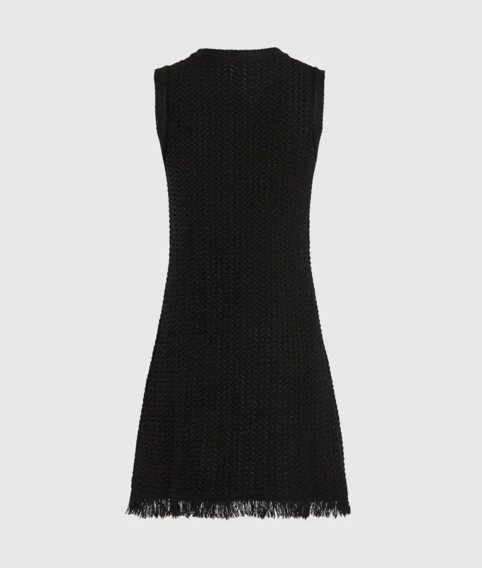 Vestido de punto con textura