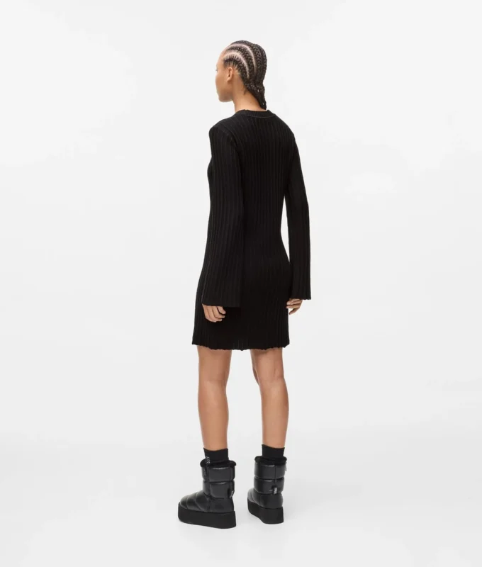 Vestido de punto plisado