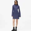 Vestido de punto plisado