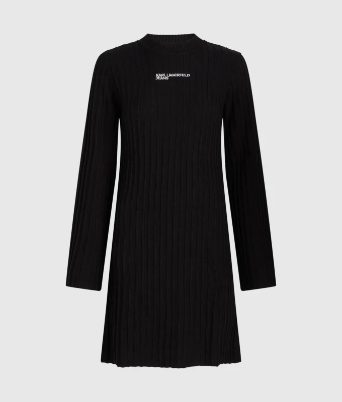 Vestido de punto plisado