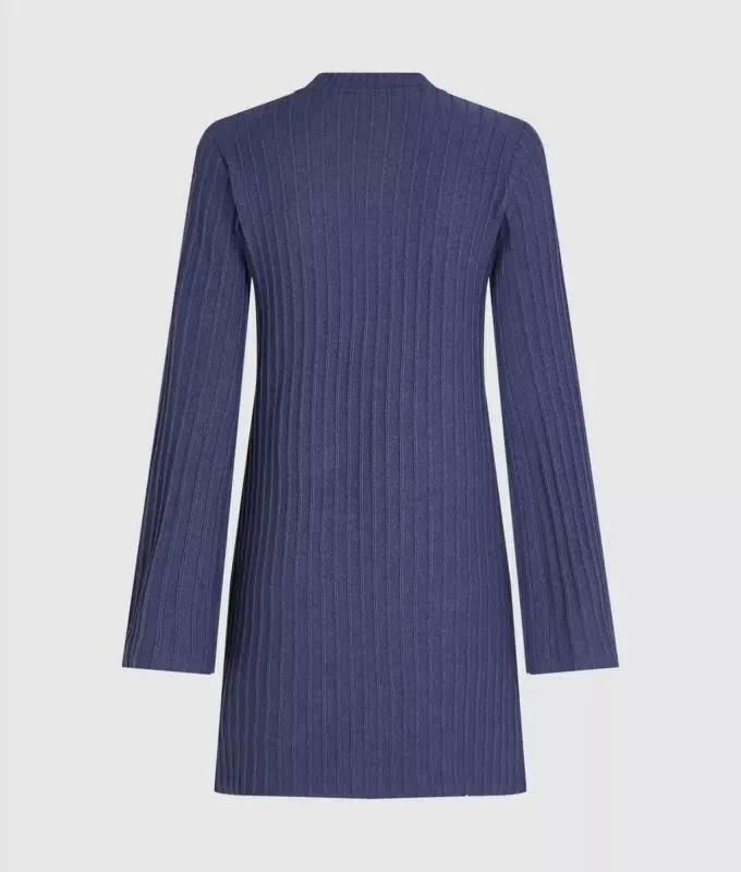 Vestido de punto plisado