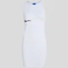 VESTIDO DE TIRANTES ACANALADO