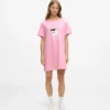 Vestido pijama con pedrería Ikon