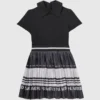 Vestido plisado para niña