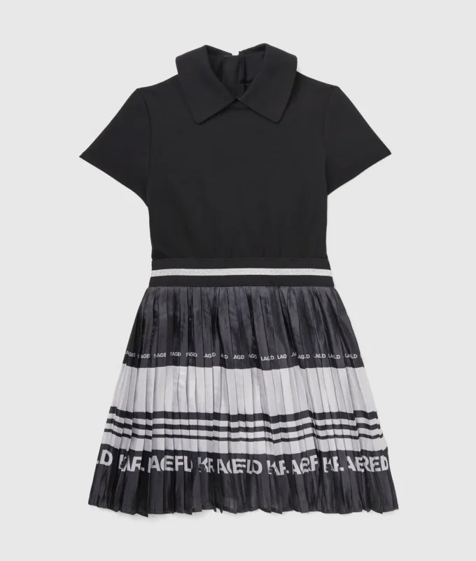 Vestido plisado para niña