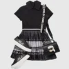 Vestido plisado para niña