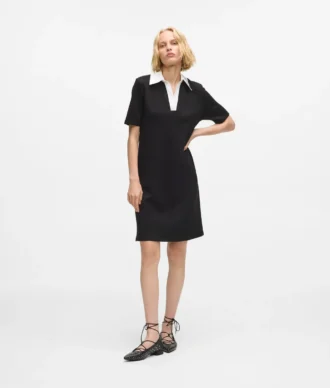 Vestido polo con cuello característico