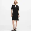 Vestido polo con cuello característico
