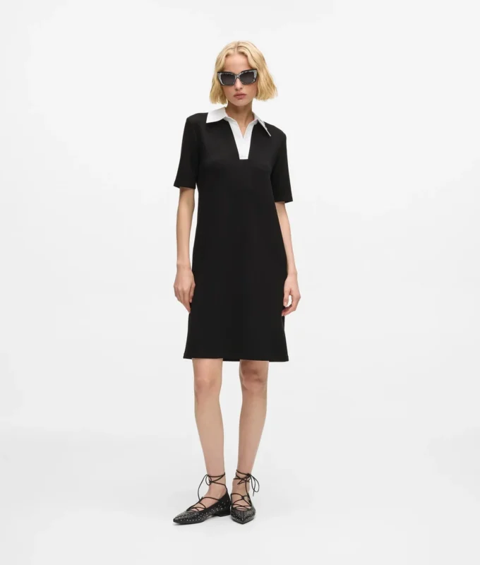Vestido polo con cuello característico