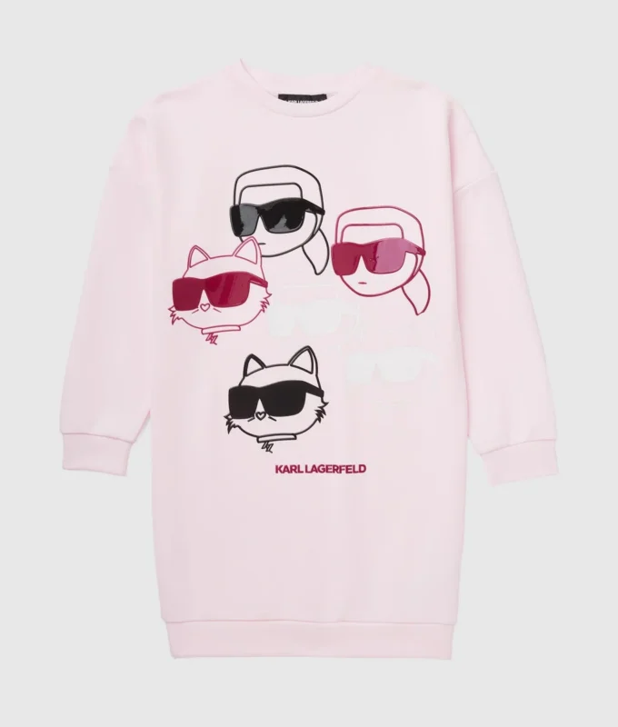 Vestido sudadera Ikon para niña