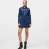 Vestido vaquero con tachuelas