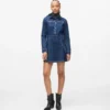 Vestido vaquero con tachuelas