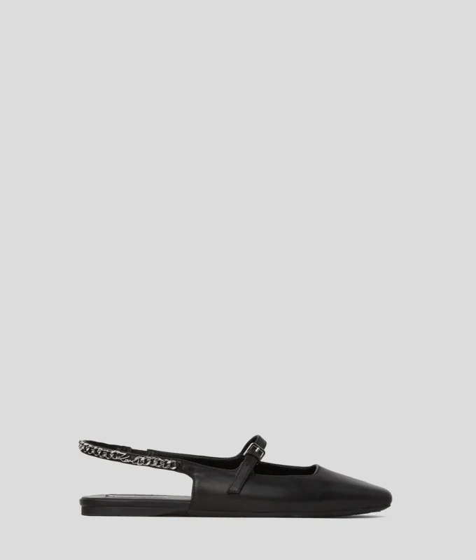 ZAPATOS CON CORREA TRASERA Y CADENA KONNIE SIGNIA