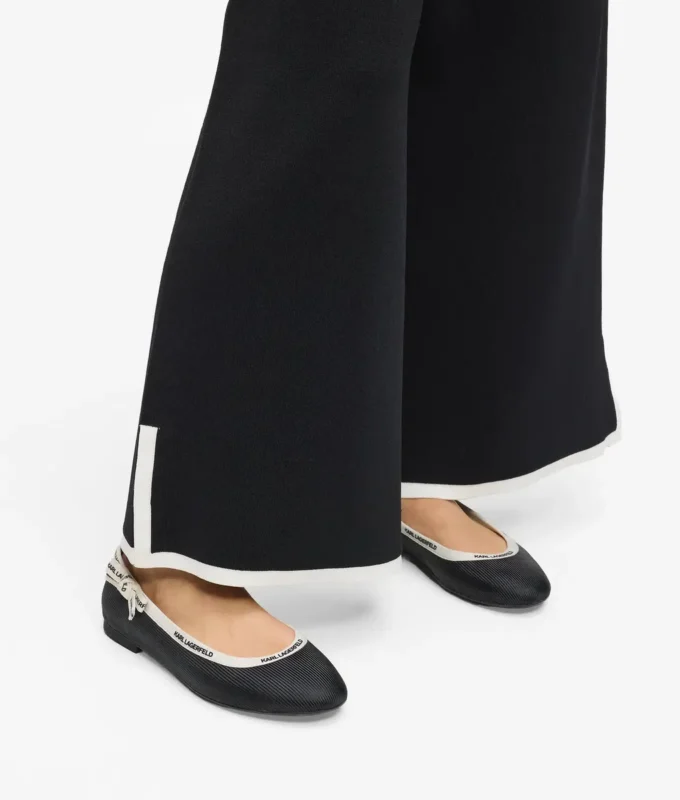 Zapatos de tacón con cuello de cinta