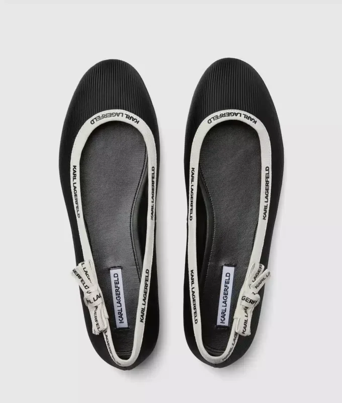 Zapatos de tacón con cuello de cinta