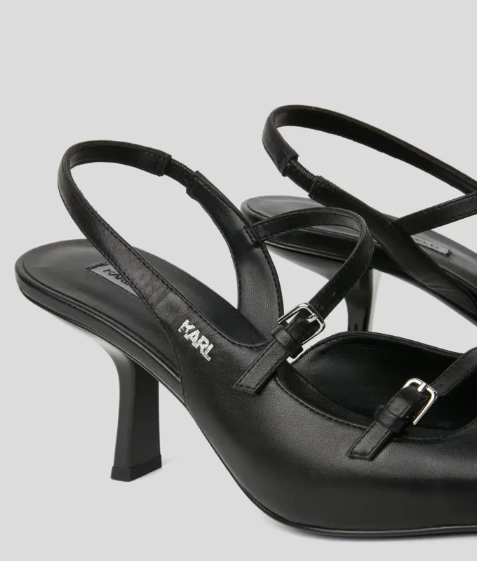 ZAPATOS DE TALONERA CON CORREA KARMEL