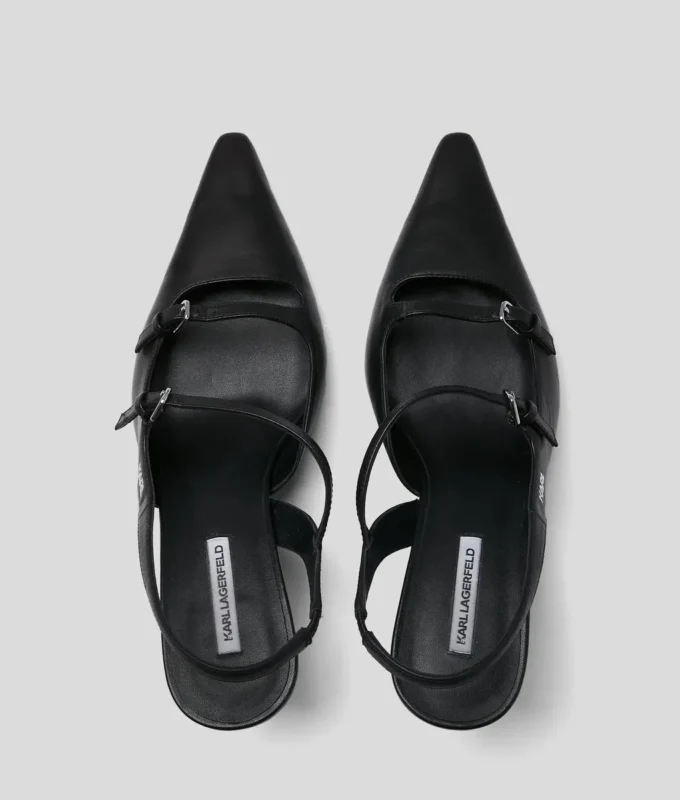 ZAPATOS DE TALONERA CON CORREA KARMEL